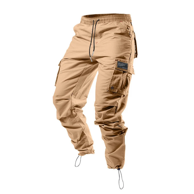 Herren Cargo-Hose mit elastischem Bund und praktischen Taschen
