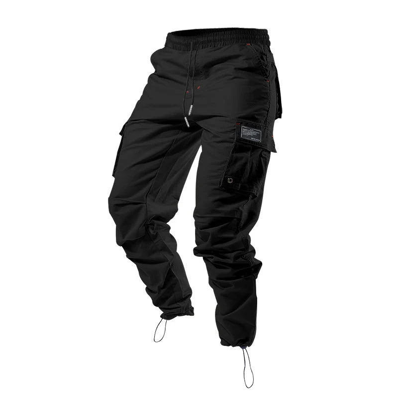 Herren Cargo-Hose mit elastischem Bund und praktischen Taschen