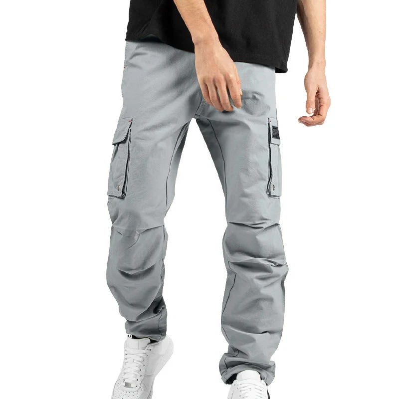 Herren Cargo-Hose mit elastischem Bund und praktischen Taschen