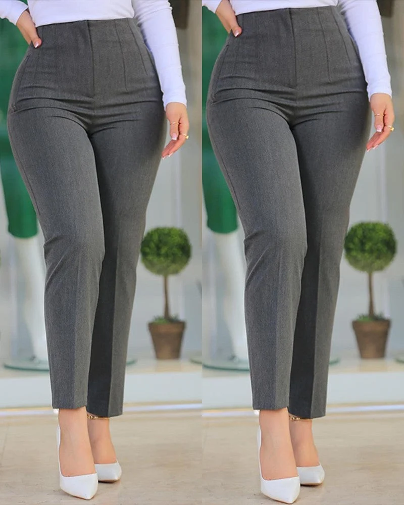 Damen High-Waist Hose elegant