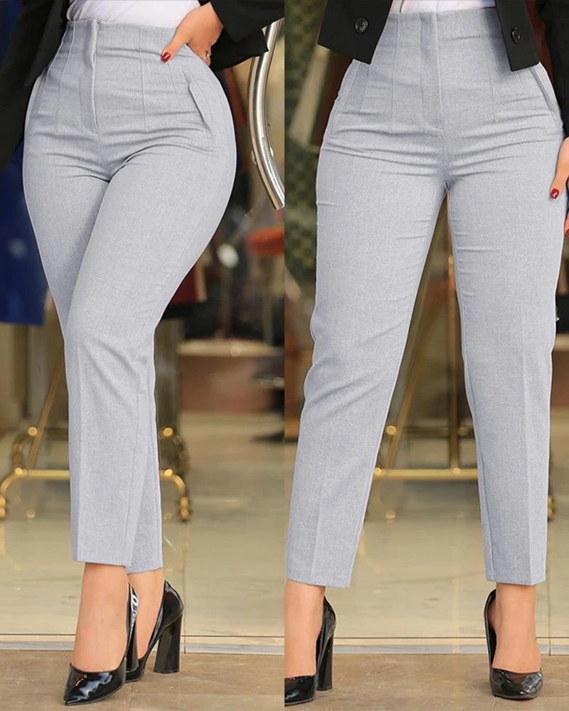 Damen High-Waist Hose elegant