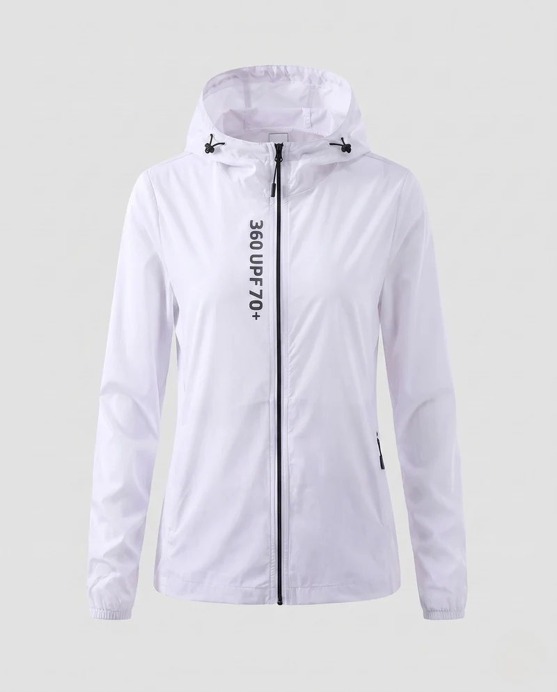 Damen ultraleichte Sportjacke mit schützendem UV-Schutz