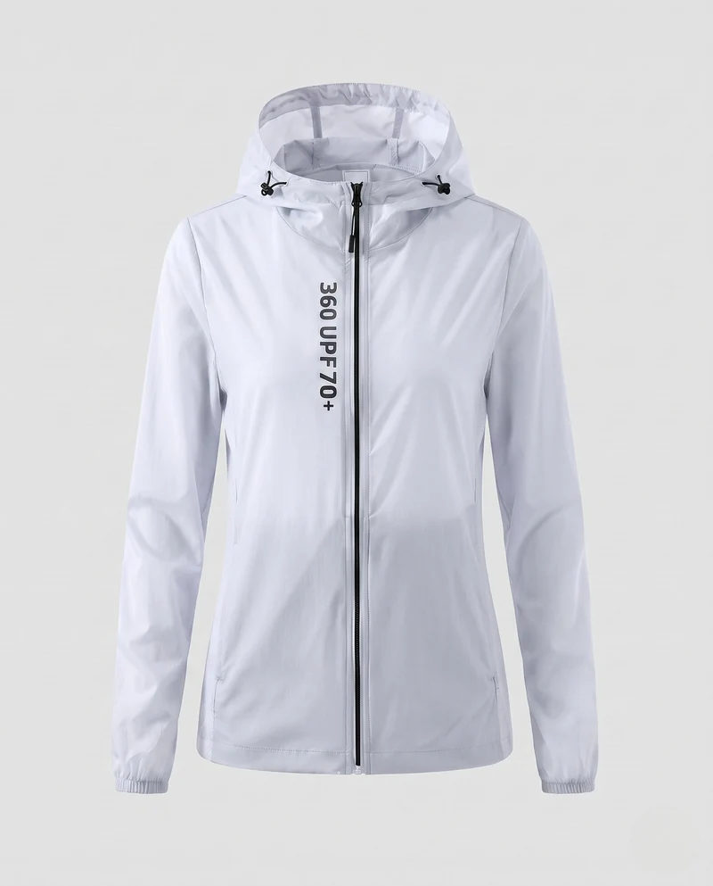 Damen ultraleichte Sportjacke mit schützendem UV-Schutz