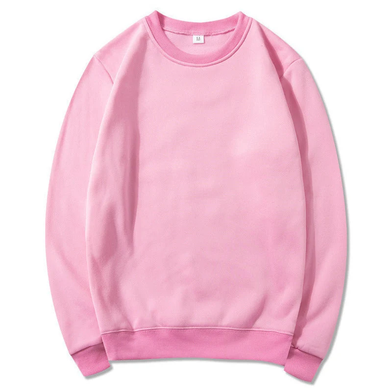 Damen Sweatshirt aus weichem Baumwollmaterial mit Rundhalsausschnitt