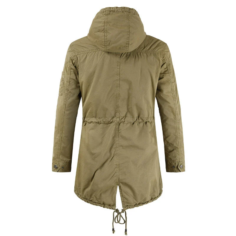 Herren Funktionsjacke mit praktischem Reißverschluss und verstellbarer Kapuze