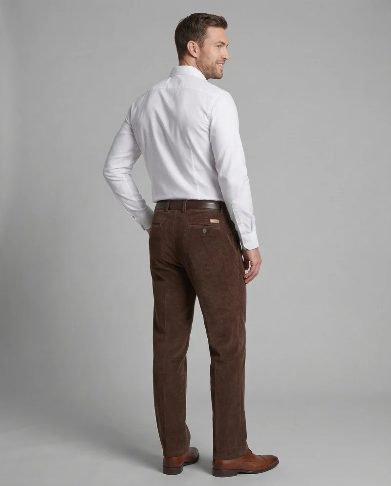 Herren Feincordhose mit Gürtelschlaufen