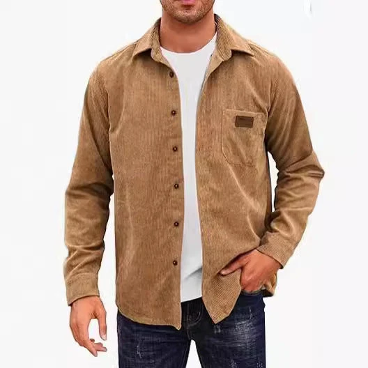 Herren Cordhemd