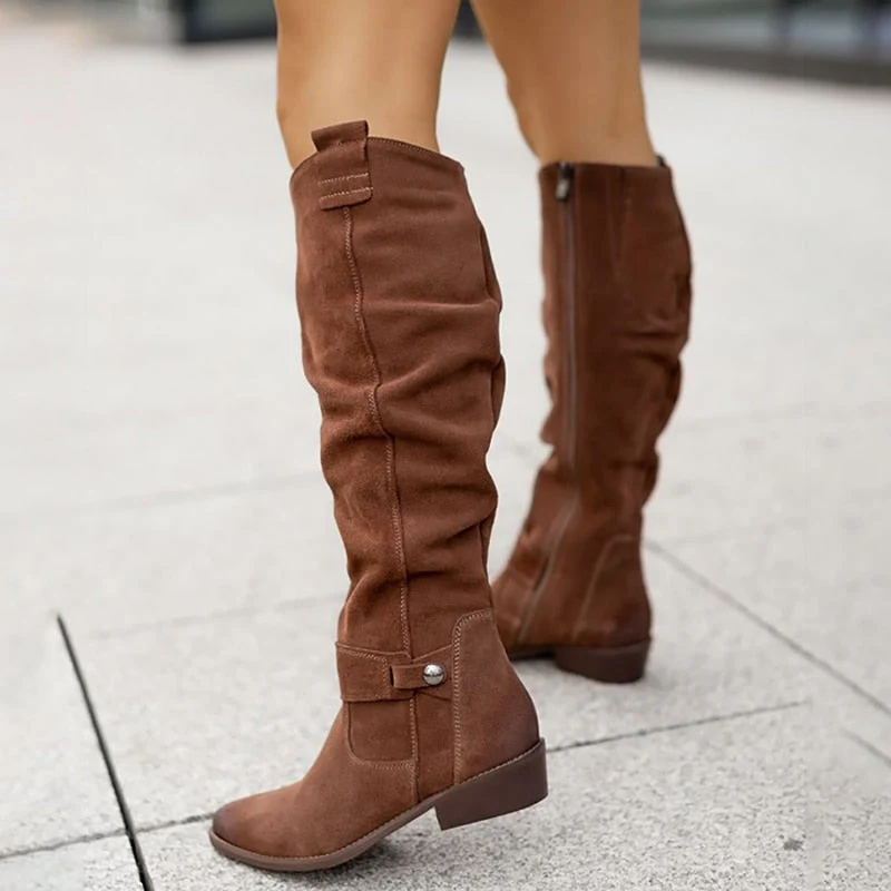 Warme Wildlederstiefel - Bequeme Winterschuhe - Arvani