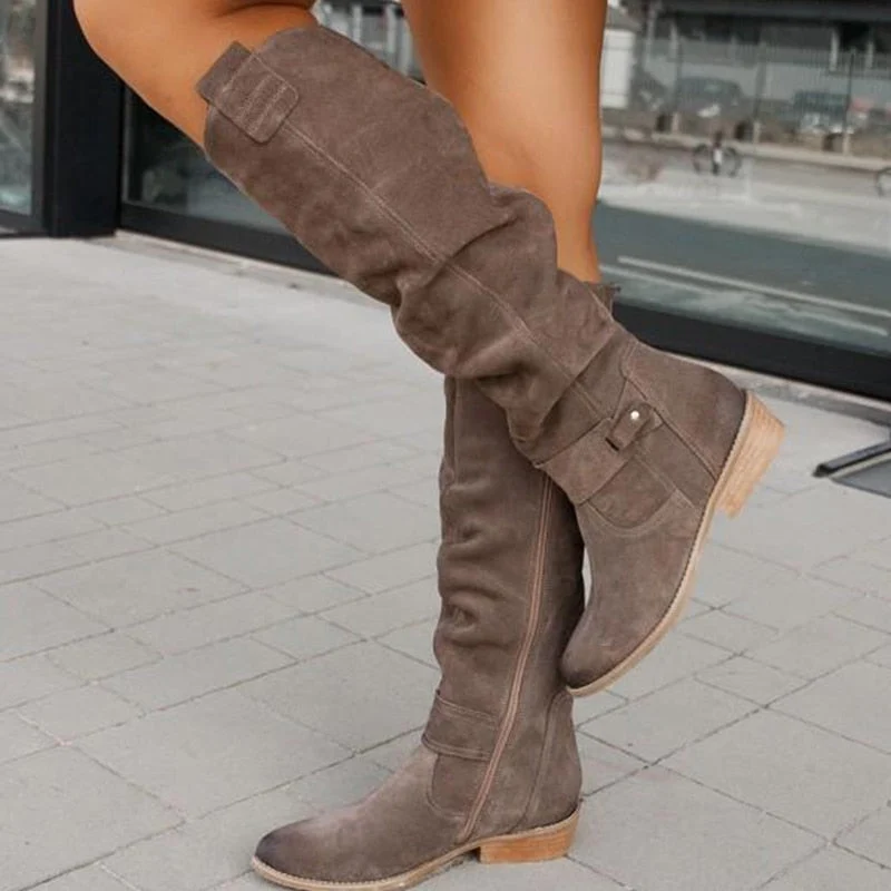 Warme Wildlederstiefel - Bequeme Winterschuhe - Arvani