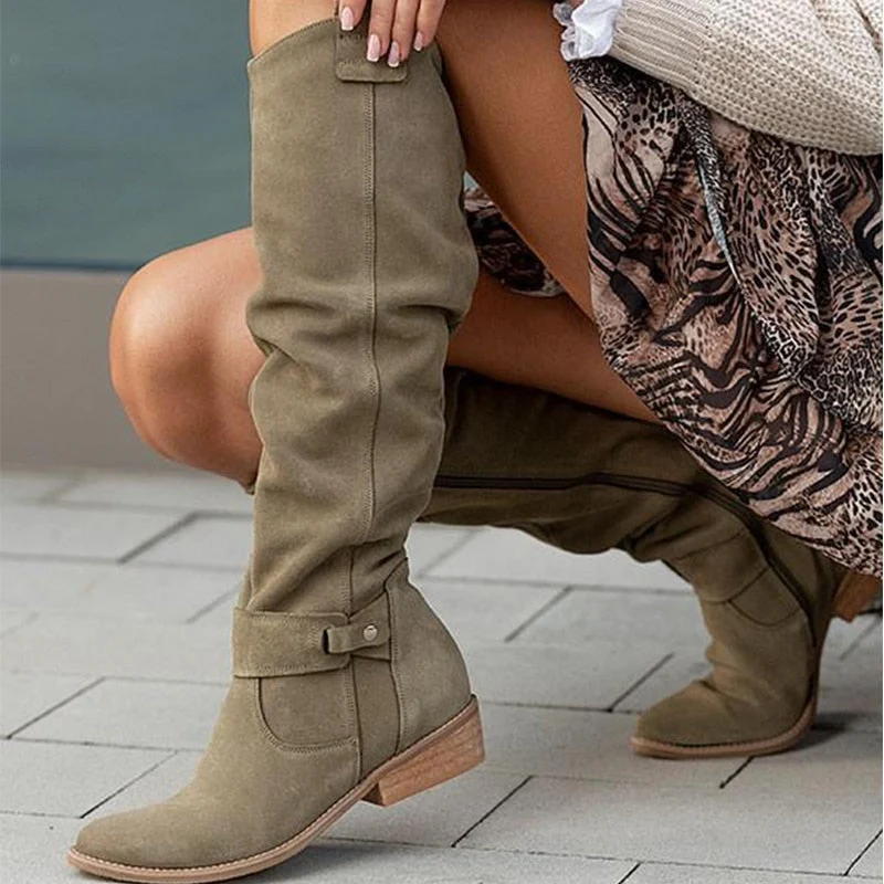 Warme Wildlederstiefel - Bequeme Winterschuhe - Arvani
