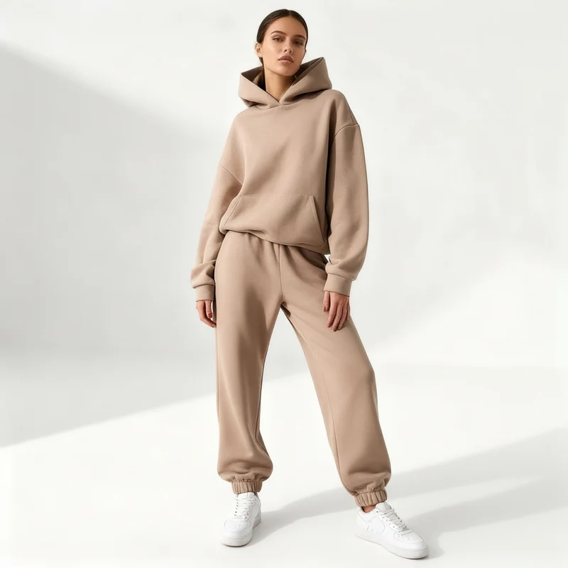 Weiches Warmes Freizeit Jogging Set