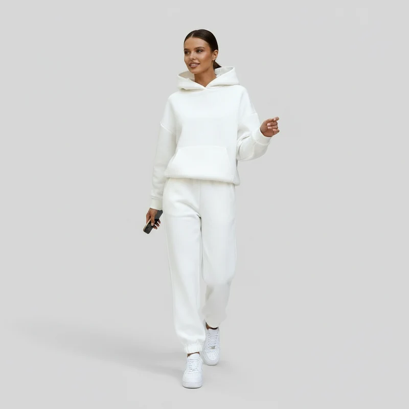 Weiches Warmes Freizeit Jogging Set