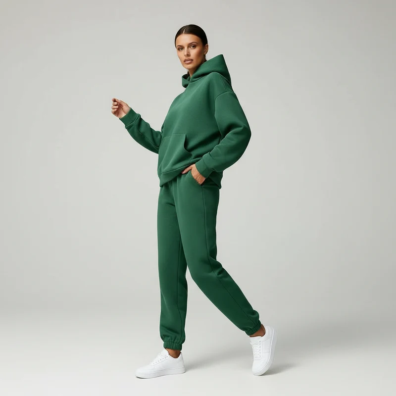 Weiches Warmes Freizeit Jogging Set