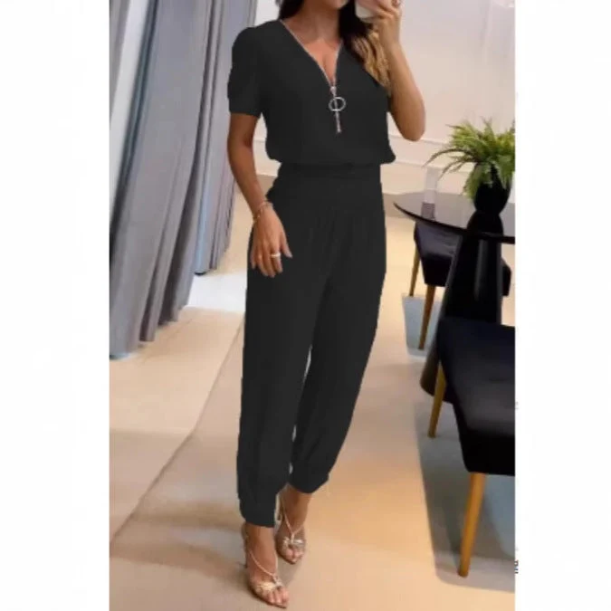 Damen Lässiger mit elegantem V-Ausschnitt und perfektem Sitz Nord Taschen