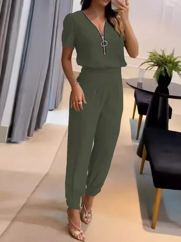 Damen Lässiger mit elegantem V-Ausschnitt und perfektem Sitz Nord Taschen