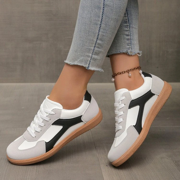 Damen Sportliche Sneakers mit atmungsaktivem Obermaterial und rutschfester Sohle