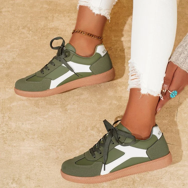 Damen Sportliche Sneakers mit atmungsaktivem Obermaterial und rutschfester Sohle