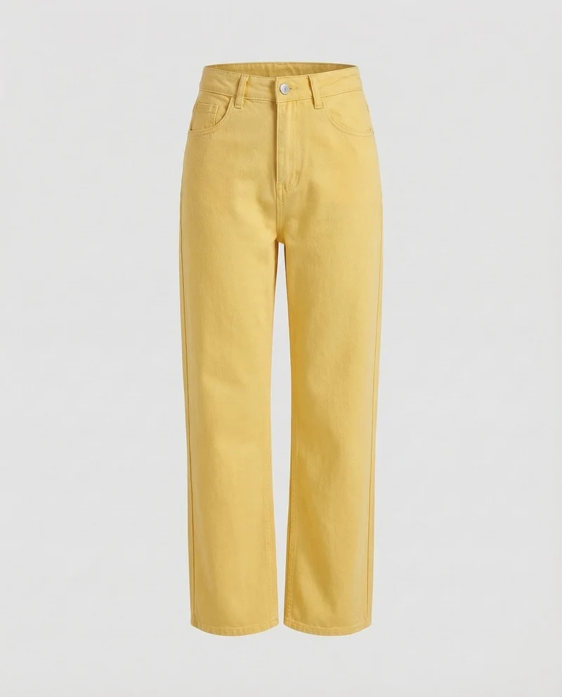 Damen Jeans High Waist Gerade