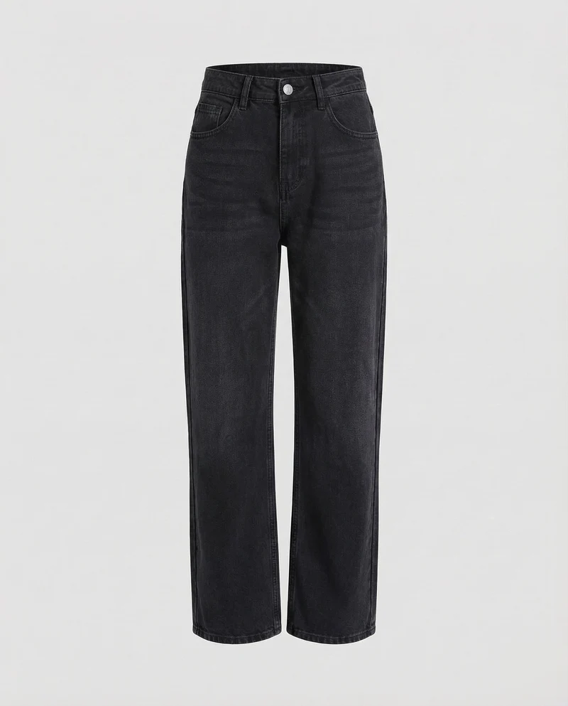 Damen Jeans High Waist Gerade