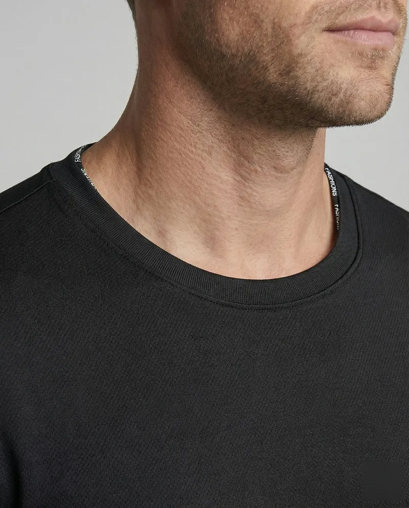 Herren nan atmungsaktives Funktions-T-Shirt mit Netzstruktur und reflektierenden Ärmeldetails