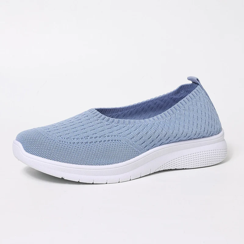 Damen Elastische Slip-On Sneakers mit Komfortsohle