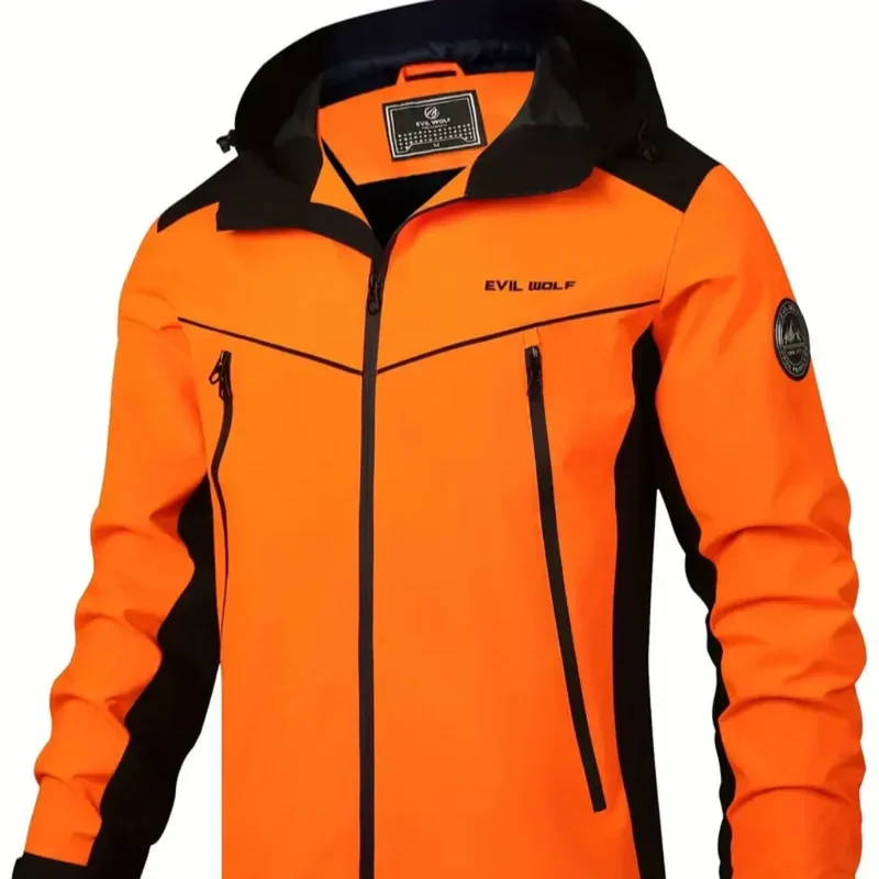 Wasserabweisende Outdoorjacke mit Reflektierendem Design - Arvani