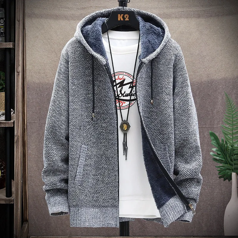Herren bequeme und stylische Kapuzenjacke