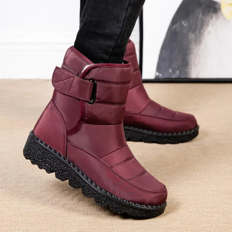 Damen Wasserdichter Schneestiefel – Rutschfest & Warm | Große Größen