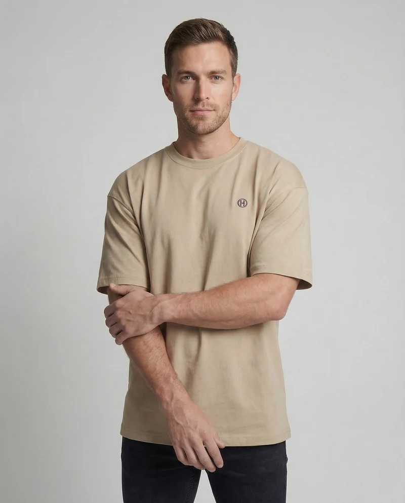 Herren T Shirt Oversize Baumwollmix