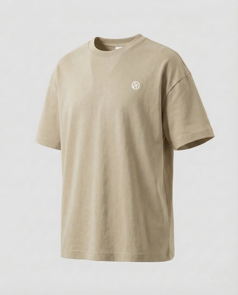 Herren T Shirt Oversize Baumwollmix