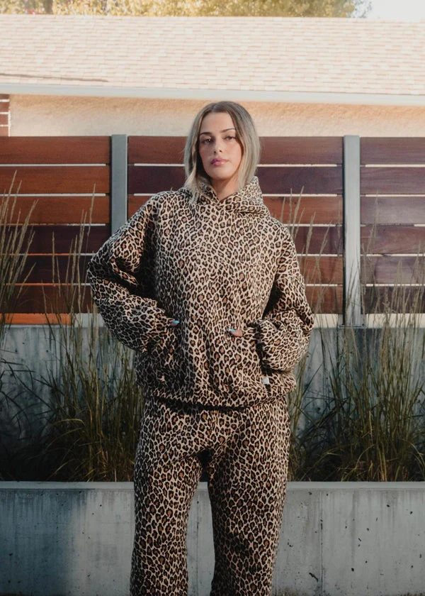 Sweatshirt mit Leopardenmuster