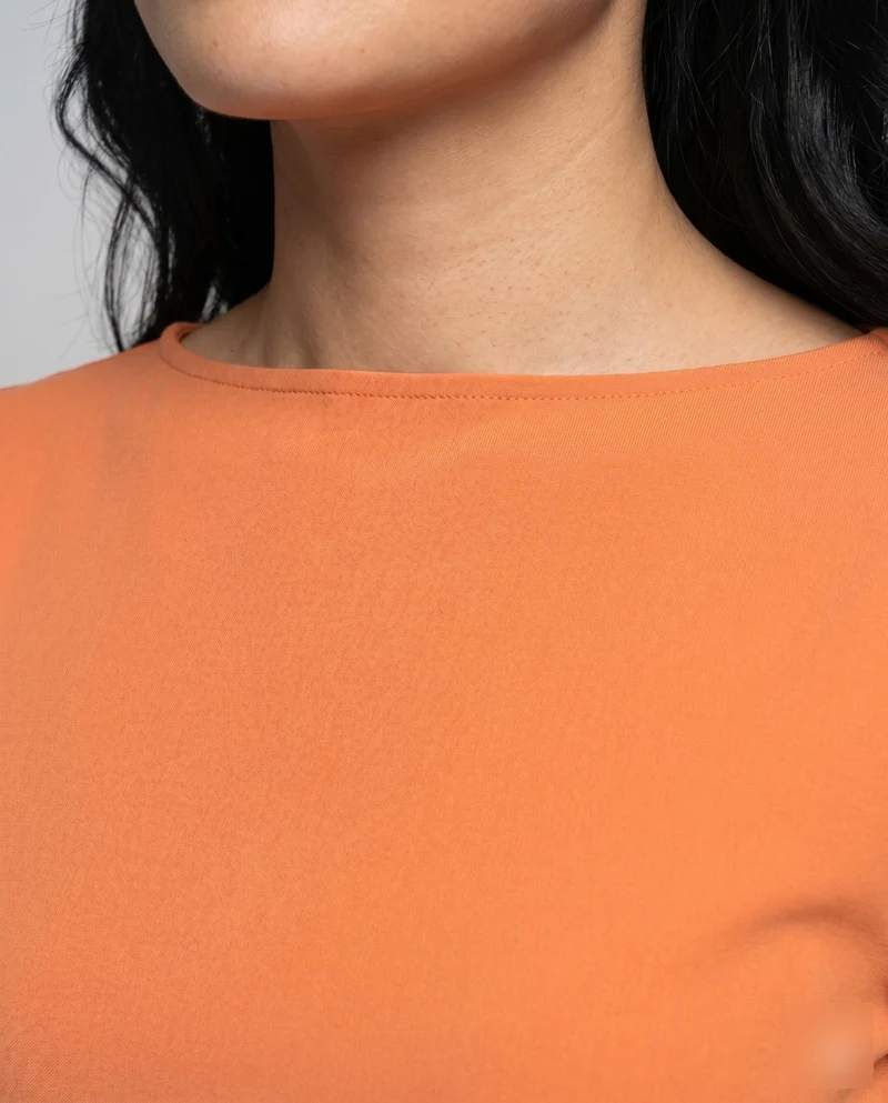Damen Bluse mit Knoten-Detail und modernem Schnitt