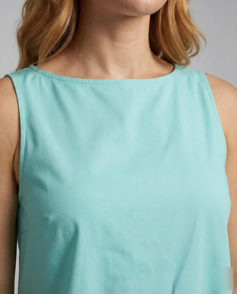 Damen Schwingendes Minikleid Volant-Saum