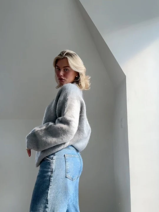 weicher Mohair-Strickpullover - Arvani