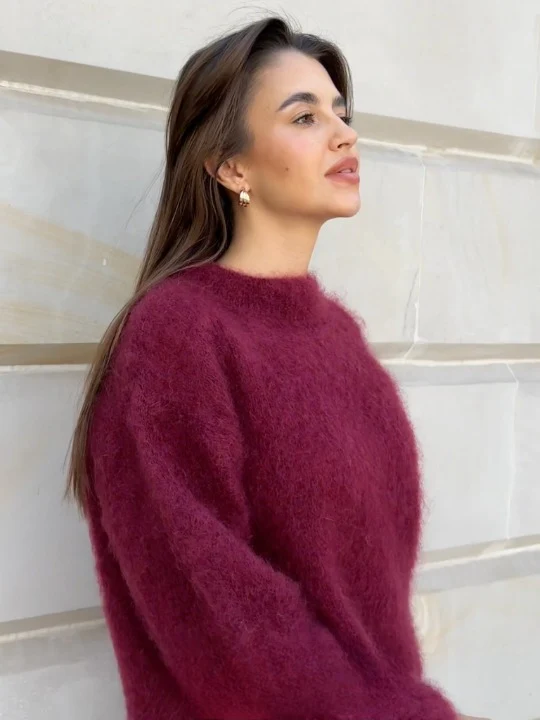weicher Mohair-Strickpullover - Arvani