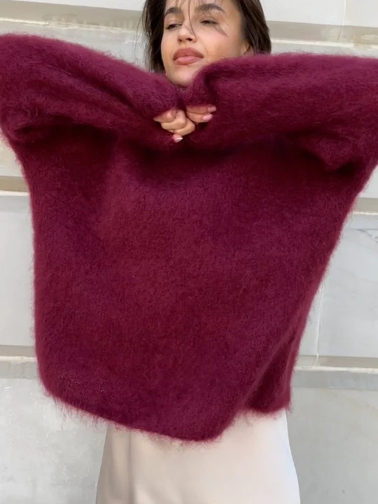 weicher Mohair-Strickpullover - Arvani