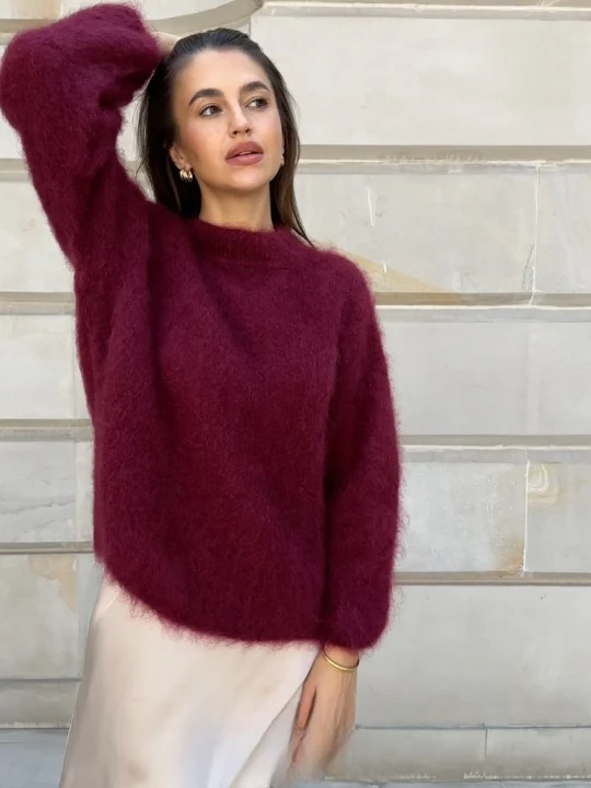 weicher Mohair-Strickpullover - Arvani