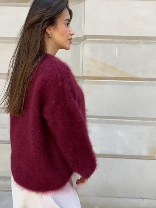 weicher Mohair-Strickpullover - Arvani