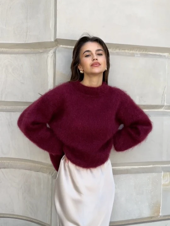 weicher Mohair-Strickpullover - Arvani