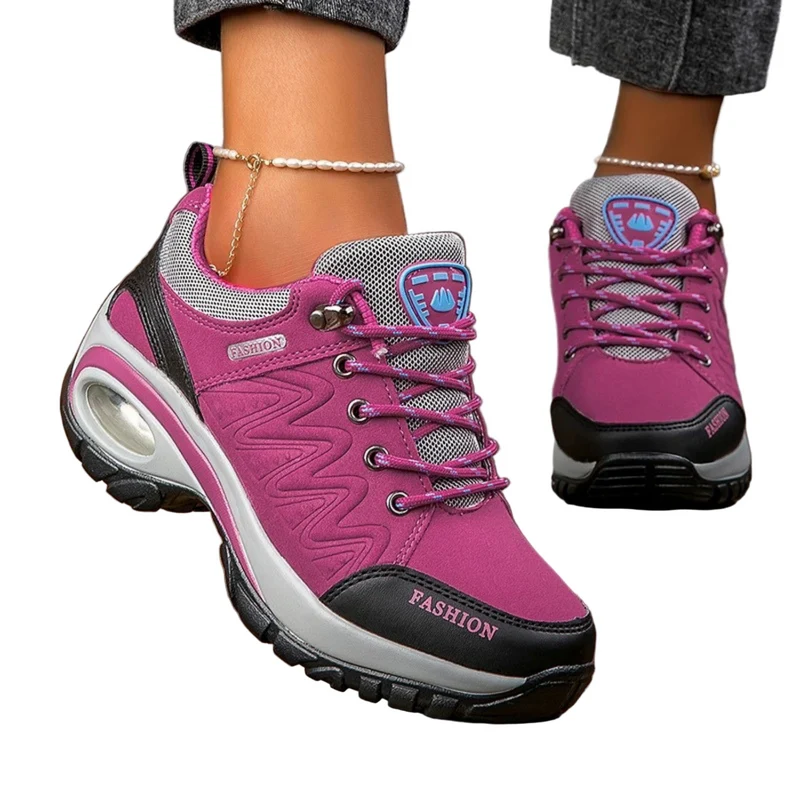 Damen Wanderschuhe Wasserdicht Mit LNord Taschenhaften Farben für Bequemes Gehen Nord Taschen