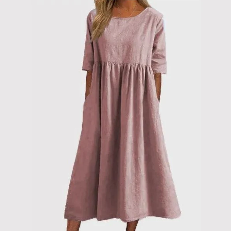 Elegantes Kleid Aus Baumwolle