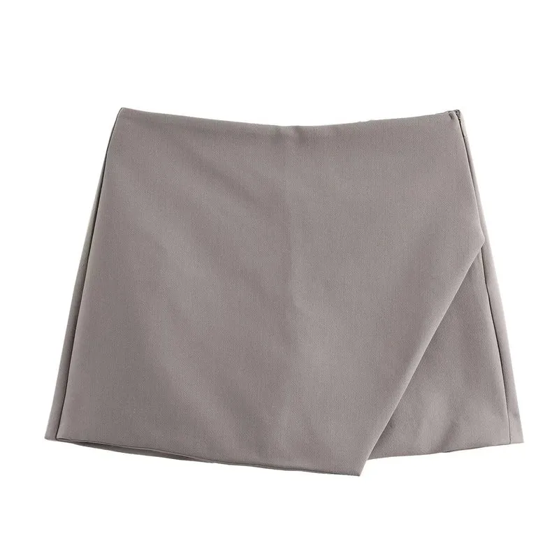 Damen modische Wickel-Shorts aus hochwertigem, elastischem Material
