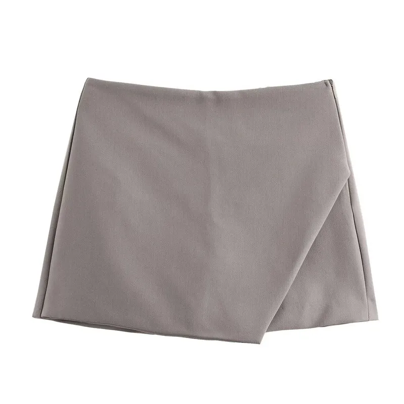 Damen modische Wickel-Shorts aus hochwertigem, elastischem Material