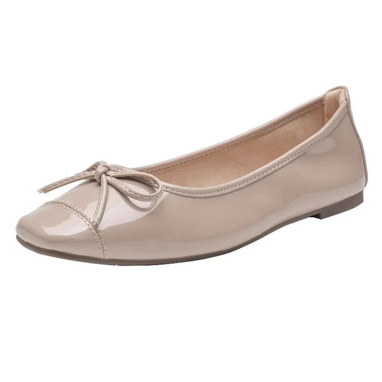Damen Ballerinas mit elegantem Schleifen-Design und komfortablem Fußbett