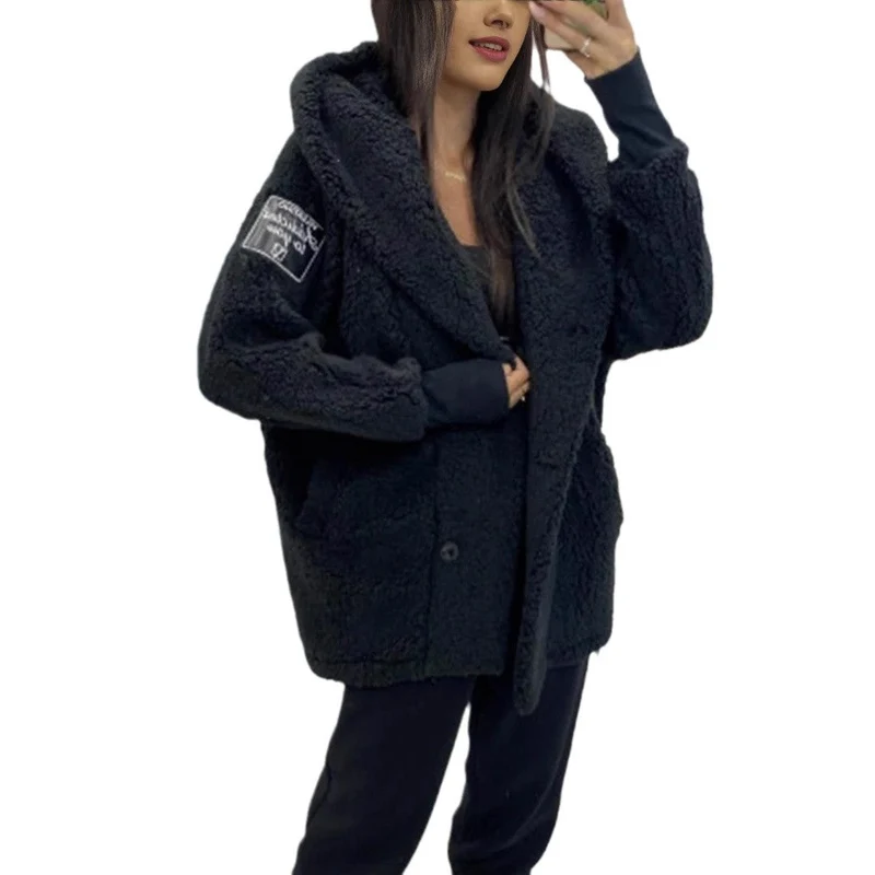 Damen Oversized Teddyjacke