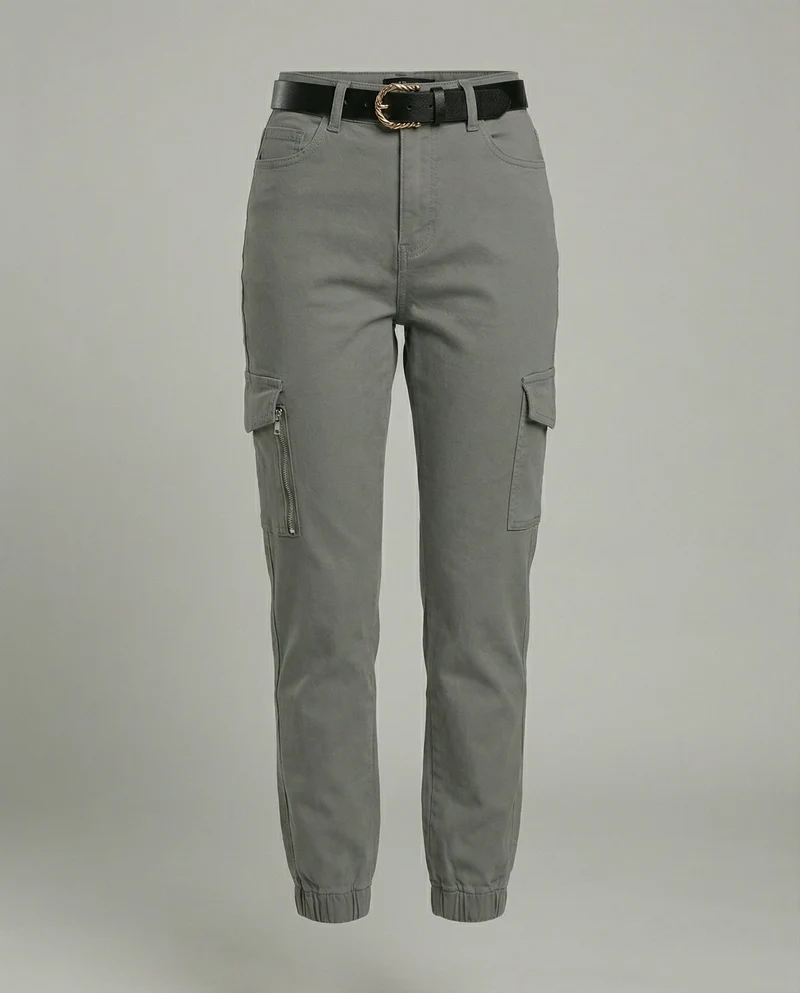 Damen Cargo-Jeans Komfort