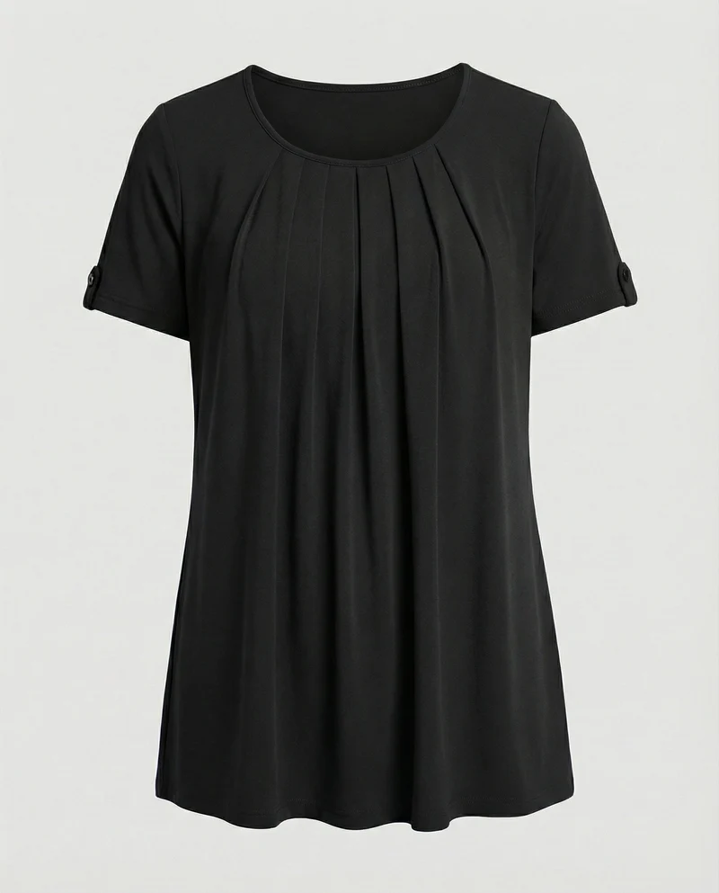 A-Linien Tunika Damen mit kurzem Arm