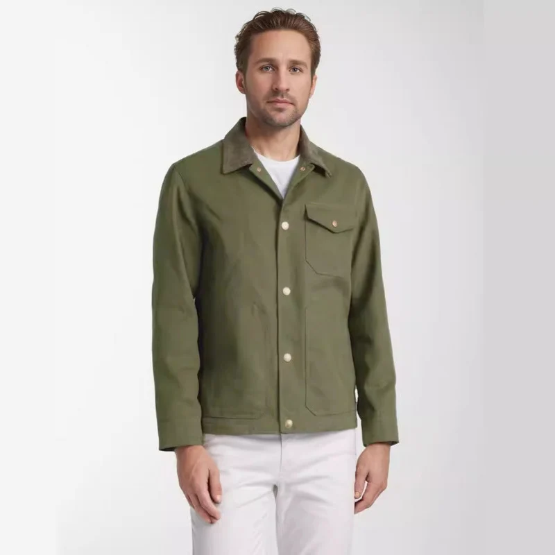 Herren trendige Jeansjacke