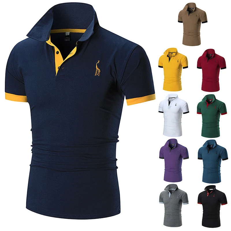 Herren Poloshirt mit modernem Kragen und figurbetonter Passform Nord Taschen
