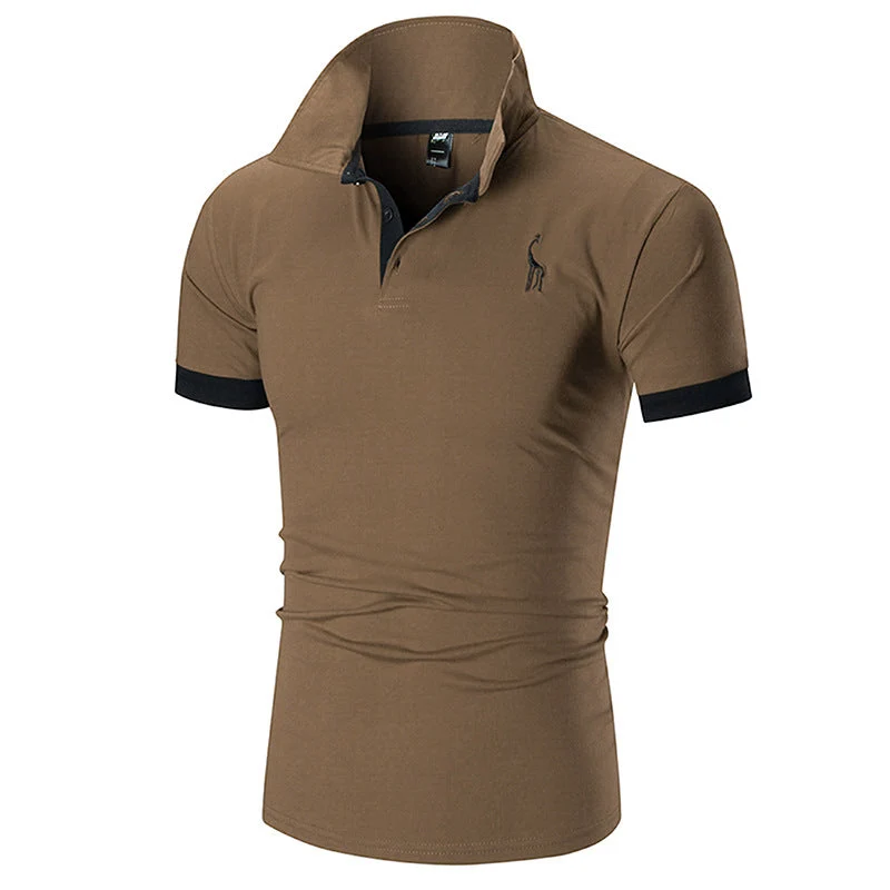 Herren Poloshirt mit modernem Kragen und figurbetonter Passform Nord Taschen